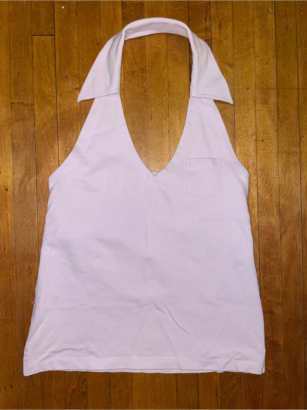 Ann Taylor LOFT Halter Tank Top in Light Lavender